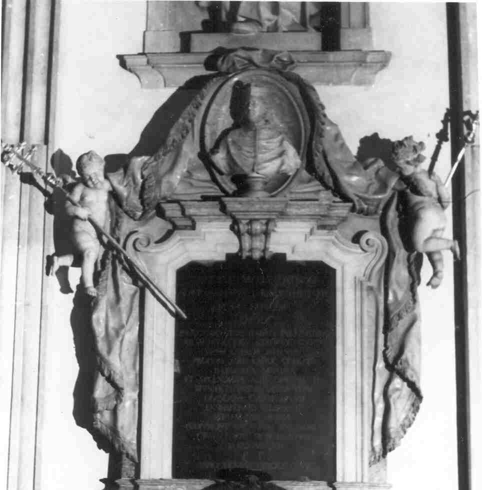 lapide celebrativa, opera isolata di Calegari Antonio (metà sec. XVIII)