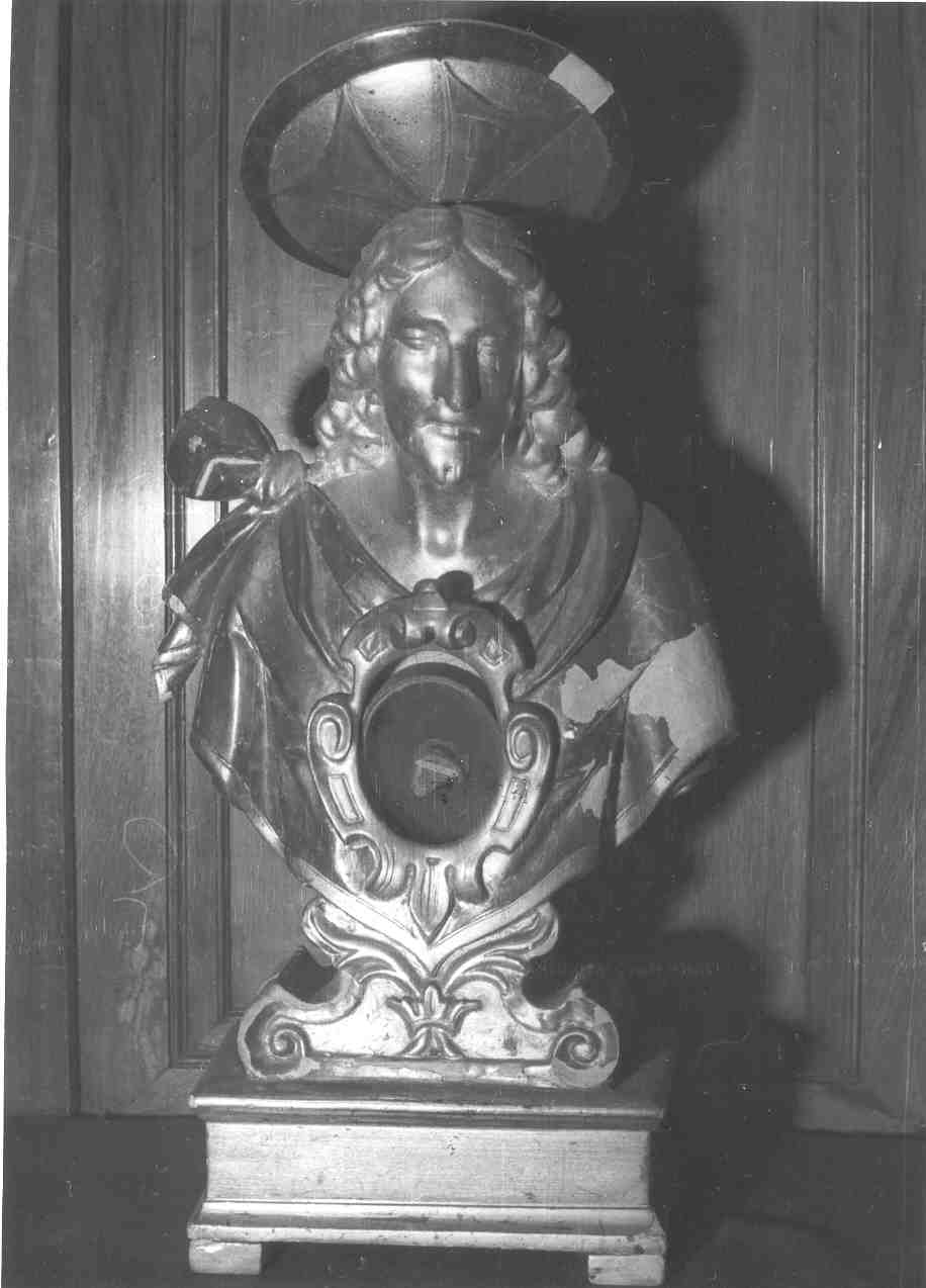 Santo (reliquiario - a busto, opera isolata) - bottega bresciana (prima metà sec. XVII)