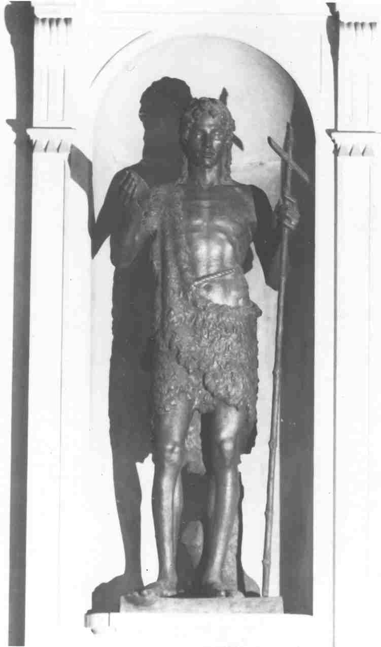 San Giovanni Battista (statua, opera isolata) di Botta Claudio (sec. XX)