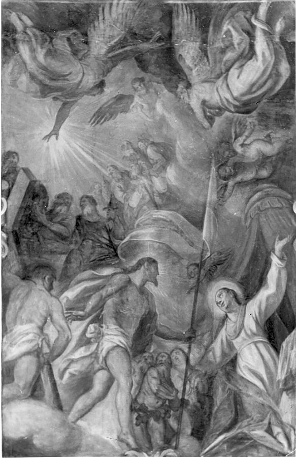 La Gloria del Paradiso (dipinto, elemento d'insieme) di Giugno Francesco (attribuito) (prima metà sec. XVII)