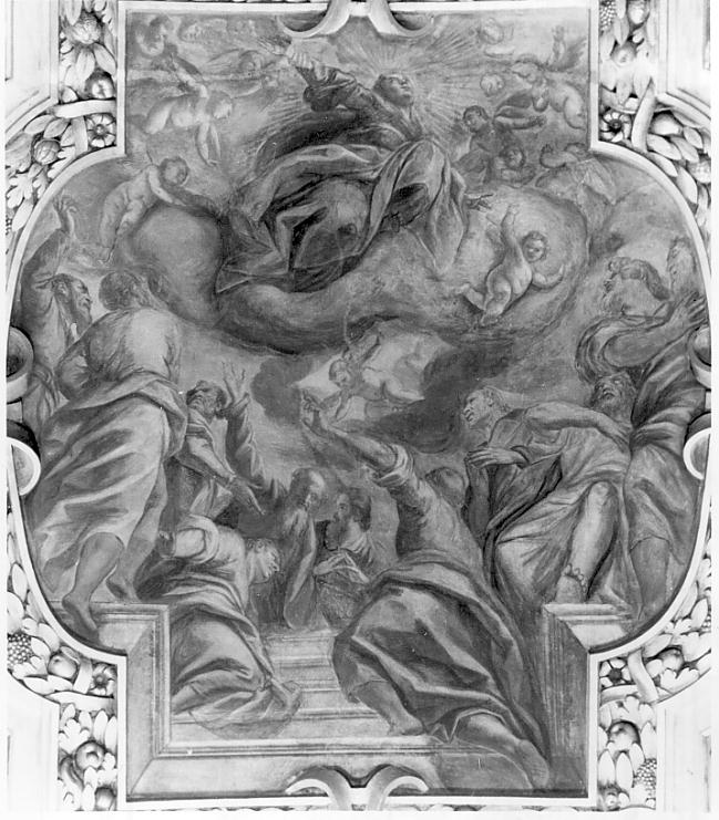 assunzione della Madonna (dipinto, opera isolata) di Giugno Francesco (attribuito) (sec. XVII)
