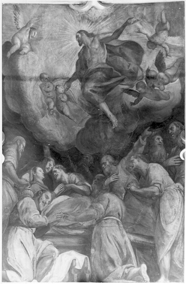 transito della Madonna (dipinto, elemento d'insieme) di Giugno Francesco (attribuito) (sec. XVII)