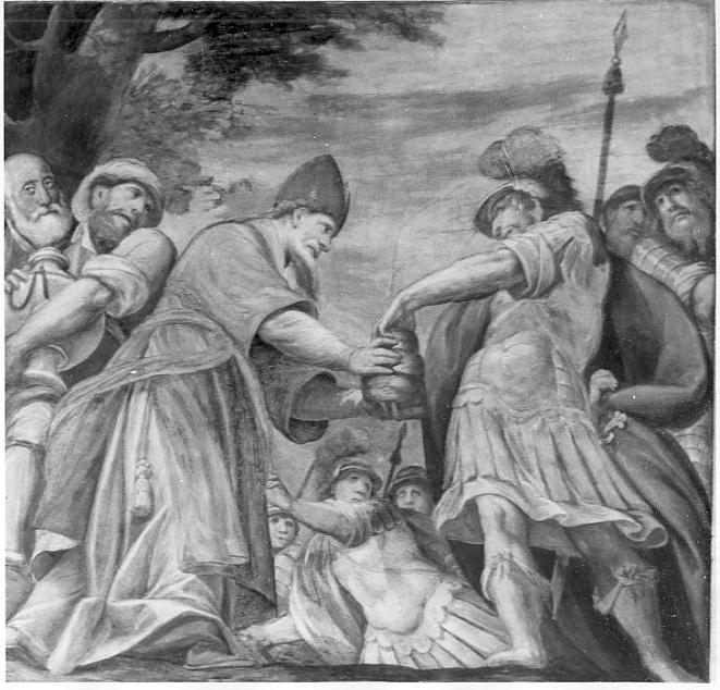 storia di Abimelech (dipinto, elemento d'insieme) di Della Rovere Giovan Mauro detto Fiammenghino (sec. XVII)