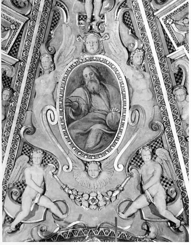 Dio Padre e due Sibille (dipinto, elemento d'insieme) di Della Rovere Giovan Mauro detto Fiammenghino (prima metà sec. XVII)
