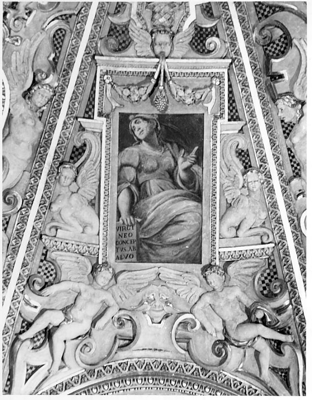 Profeti e Sibille (dipinto, elemento d'insieme) di Della Rovere Giovan Mauro detto Fiammenghino (prima metà sec. XVII)