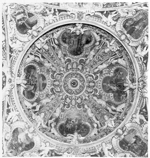 decorazione plastico-pittorica, insieme di Colomba Andrea, Colomba Giovanni Antonio (prima metà sec. XVII)