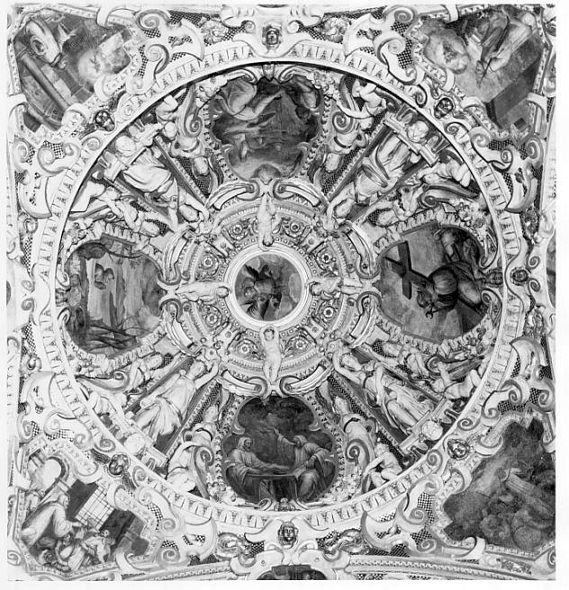 decorazione plastico-pittorica, insieme di Colomba Andrea, Colomba Giovanni Antonio (prima metà sec. XVII)