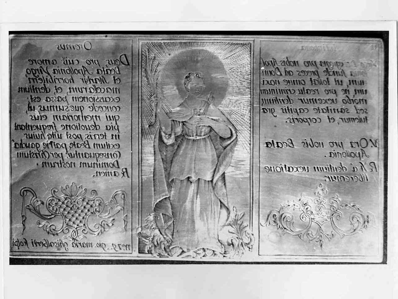 Sant'Apollonia (matrice, opera isolata) di Ghisalberti Giovan Maria (seconda metà sec. XVIII)