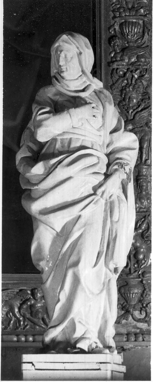 Sant'Anna (scultura, opera isolata) di Badalino Stefano (attribuito) (sec. XVII)