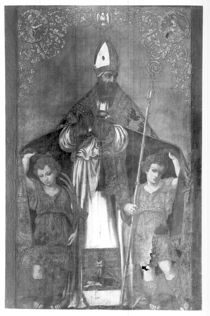 San Biagio (dipinto, opera isolata) di Badile Antonio (secondo quarto sec. XVI)