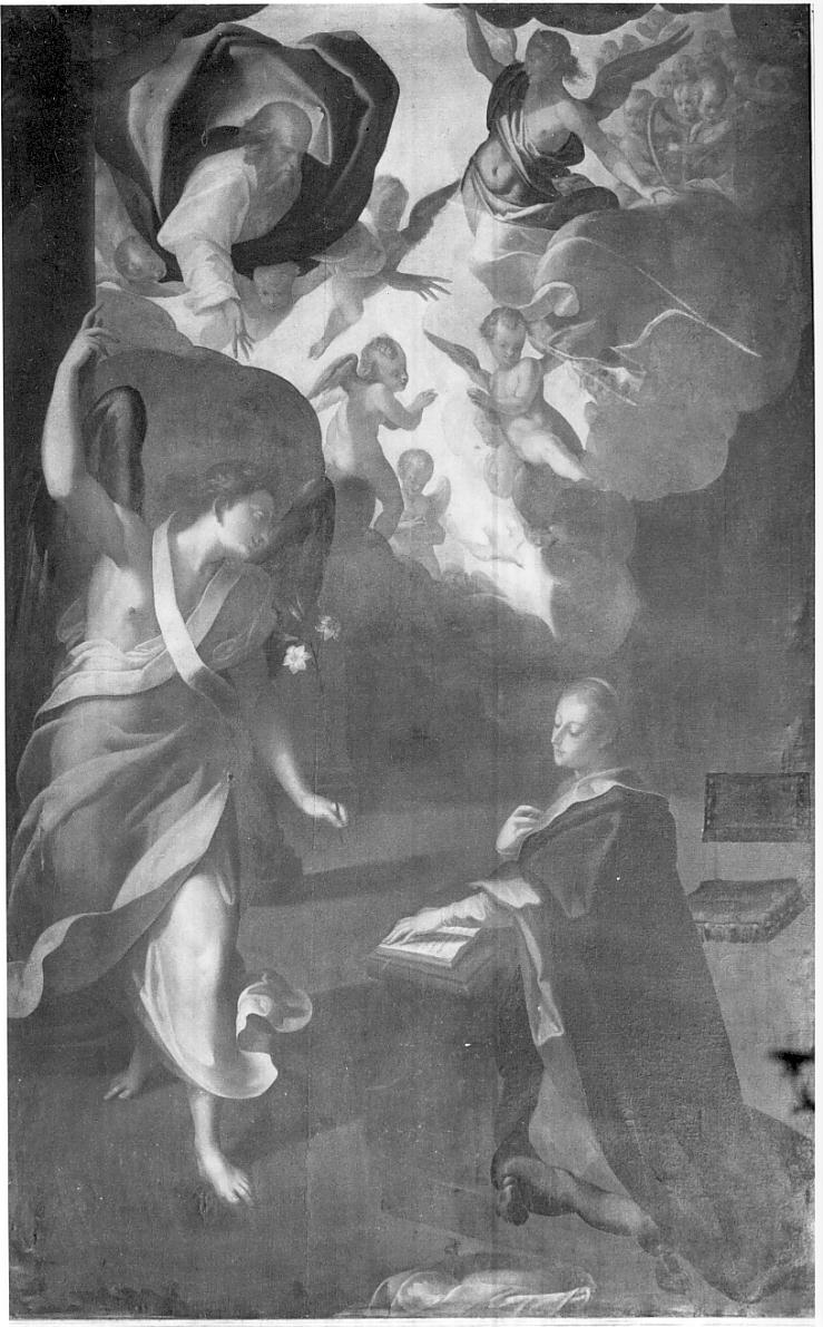 Annunciazione (dipinto, opera isolata) di Andreasi Ippolito detto Andreasino (inizio sec. XVII)