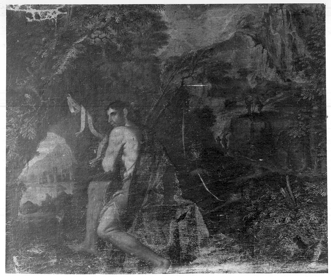 San Giovanni Battista (dipinto, opera isolata) di Savi Angelo Giovanni, Badalino Stefano (terzo quarto sec. XVII)