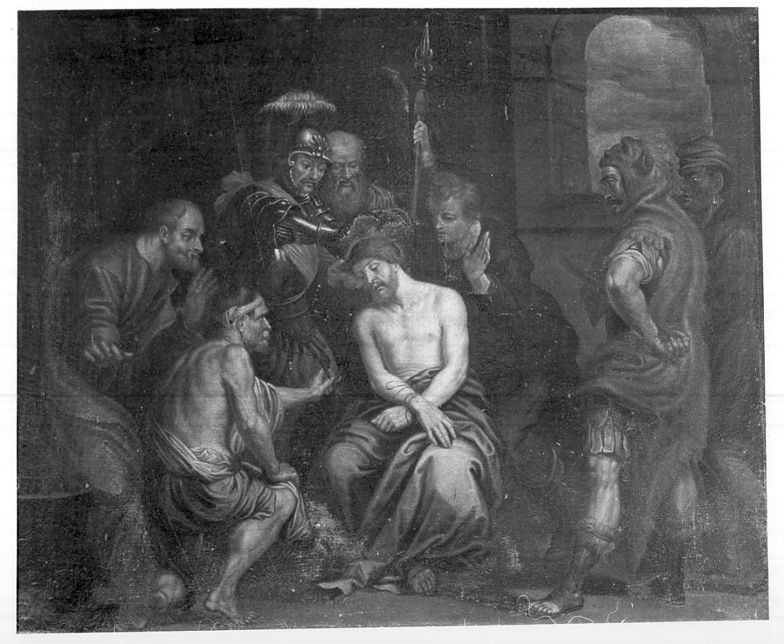 Gesù deriso (dipinto, opera isolata) di Savi Angelo Giovanni (sec. XVII)