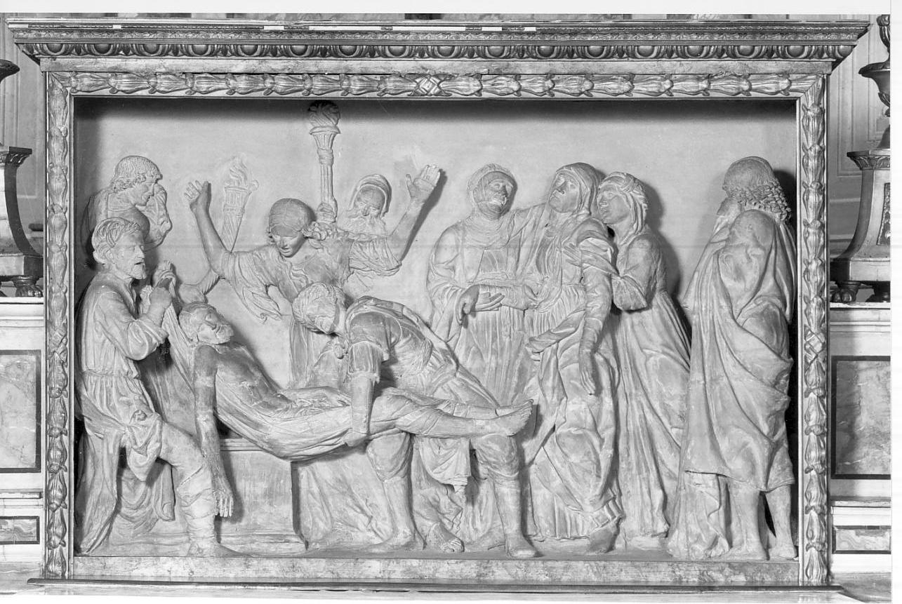 deposizione (gruppo scultoreo, opera isolata) - ambito italiano (seconda metà sec. XV)
