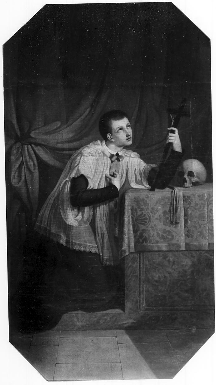 San Luigi Gonzaga (dipinto, opera isolata) di Pezzoli Giovanni (prima metà sec. XIX)