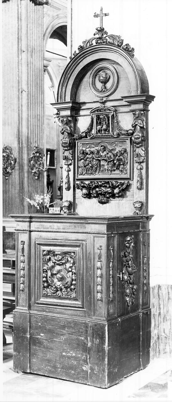 cattedra, opera isolata di Pinola Antonio Francesco detto Rossino (sec. XVII)