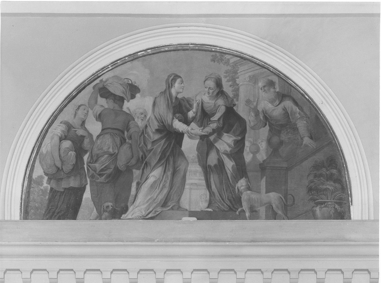 visitazione (dipinto, opera isolata) di Albrici Enrico (sec. XVIII)