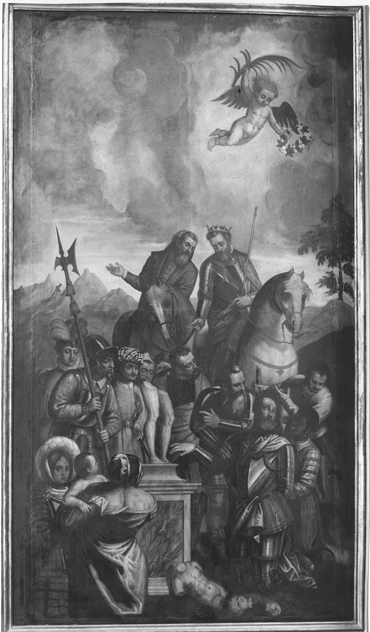 miracolo di S. Alessandro (dipinto, opera isolata) di Rossi Gerolamo (fine sec. XVI)