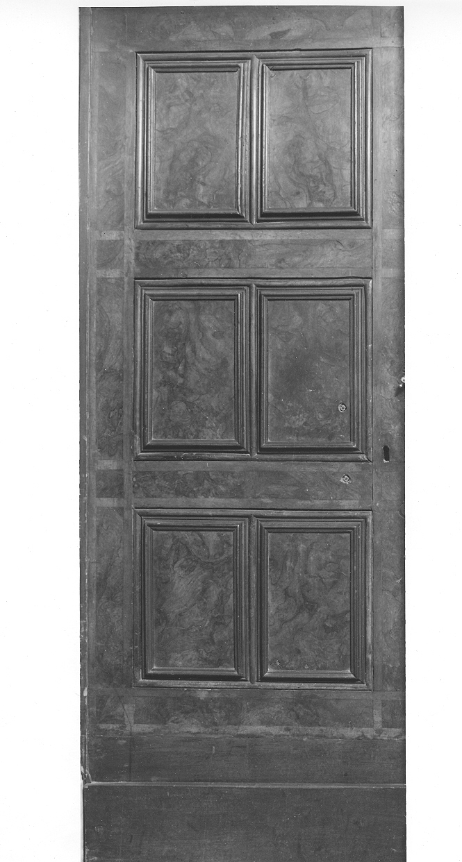 porta - ad un battente, coppia - ambito lombardo (fine sec. XVIII)