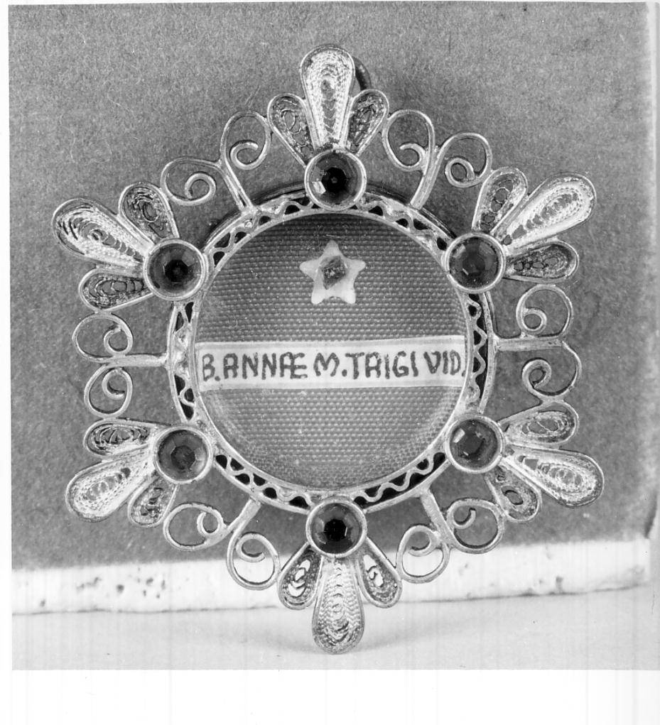 reliquiario a capsula, opera isolata - ambito lombardo (sec. XIX)