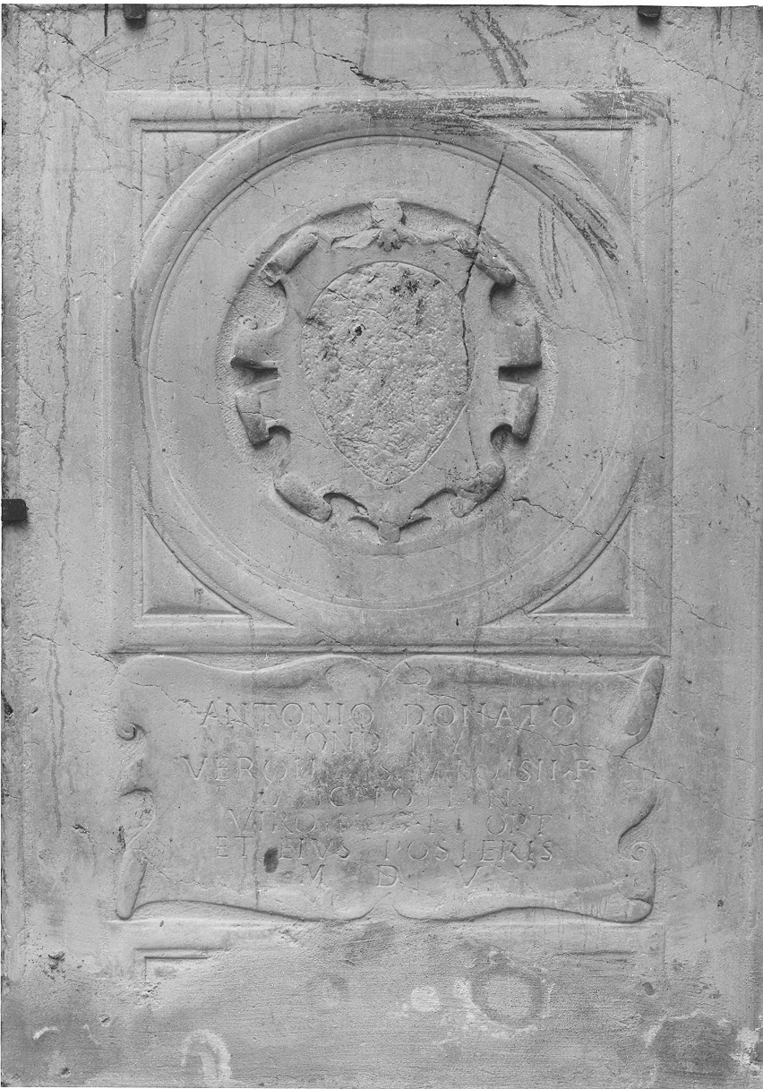 lapide tombale, opera isolata - ambito lombardo (sec. XVI)