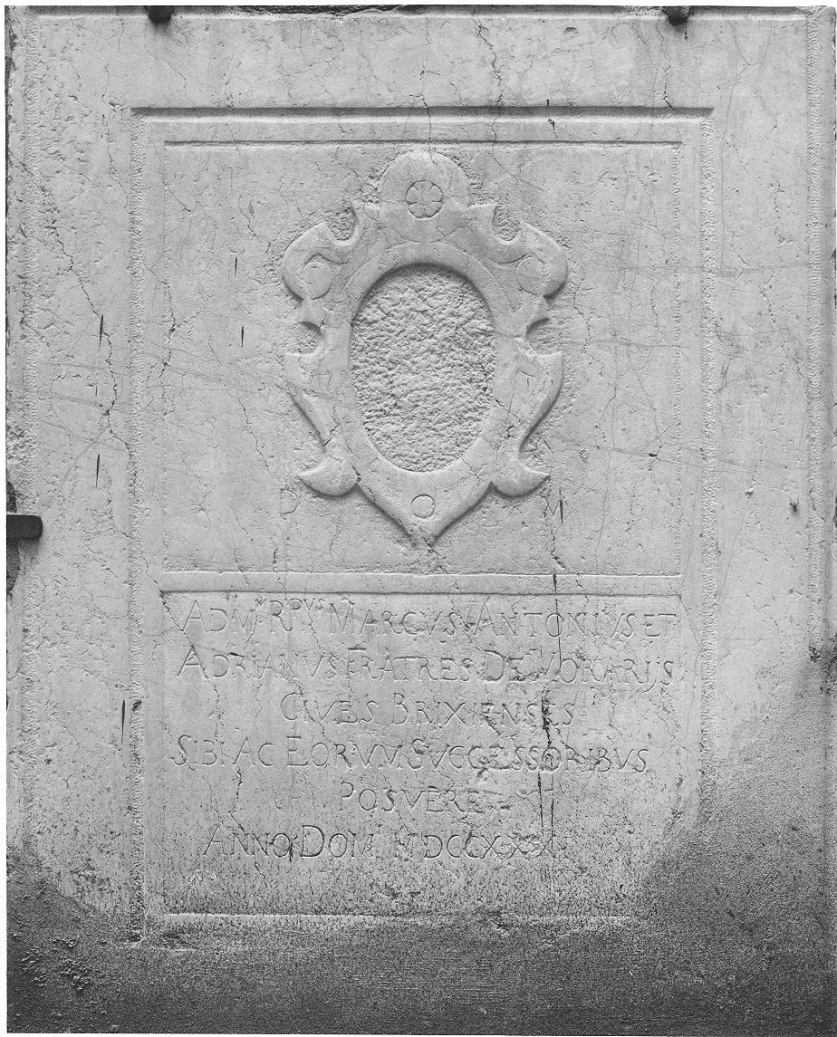 lapide tombale, opera isolata - ambito lombardo (sec. XVIII)