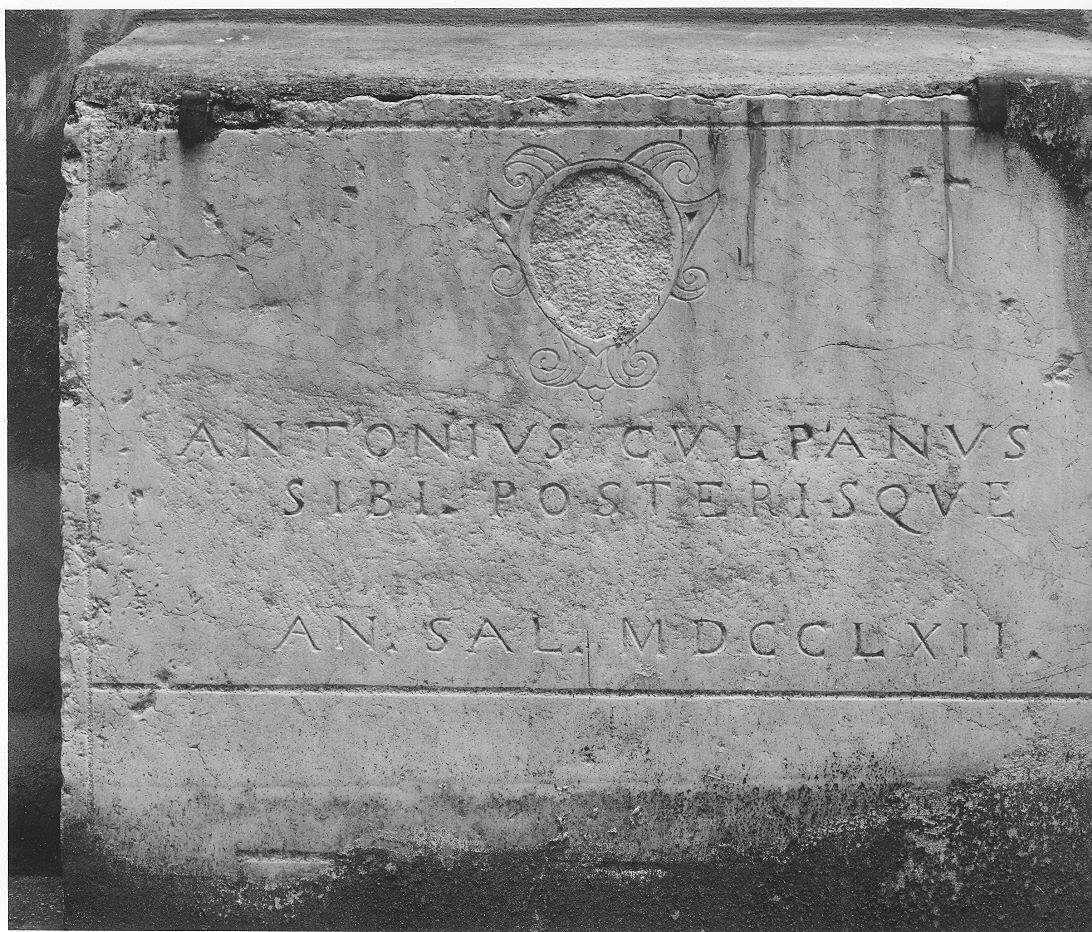 lapide tombale, opera isolata - ambito lombardo (sec. XVIII)