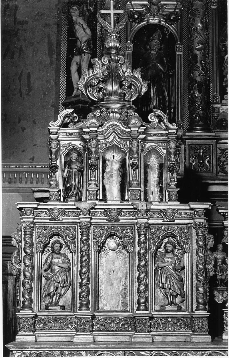 reliquiario - a trittico, opera isolata di Bucella Clemente (sec. XVIII)