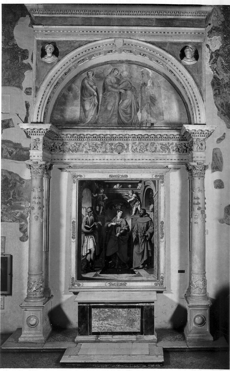 altare, insieme - ambito bresciano (sec. XVI)