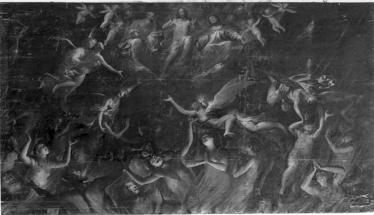 le anime del Purgatorio (dipinto, opera isolata) di Ricchi Pietro detto Lucchese (attribuito) (sec. XVII)