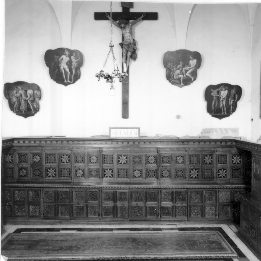 mobile da sacrestia, opera isolata - ambito lombardo (secc. XV/ XVI)