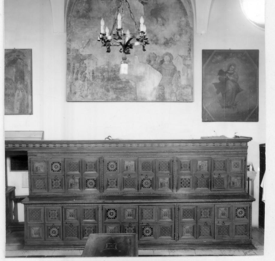 mobile da sacrestia, opera isolata - ambito lombardo (secc. XV/ XVI)