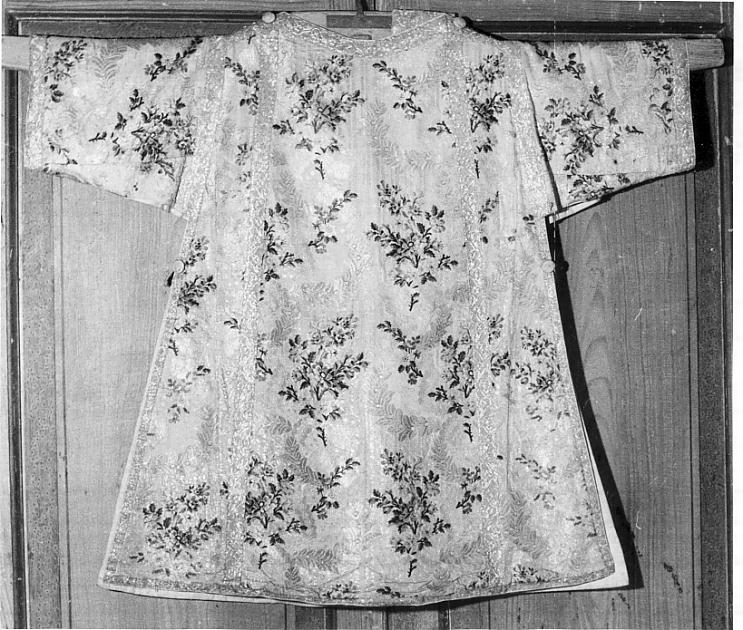 tunicella, elemento d'insieme - ambito bresciano (sec. XVIII)