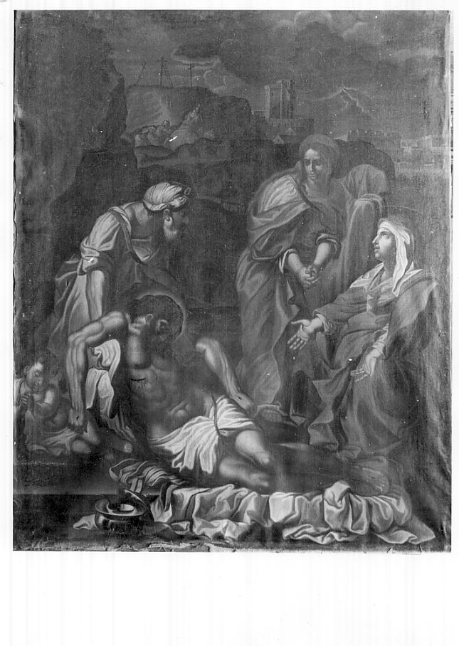 deposizione (dipinto, opera isolata) - ambito bresciano (sec. XVII)