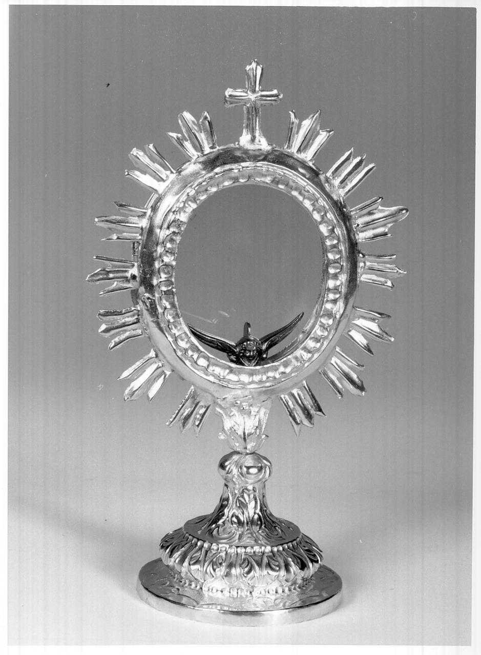 ostensorio - a raggiera, opera isolata - ambito lombardo (sec. XIX)