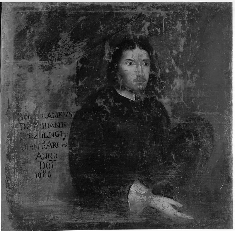 Ritratto dell'arciprete Bartolomeo Ridagni (dipinto, opera isolata) - ambito bresciano (sec. XVII)