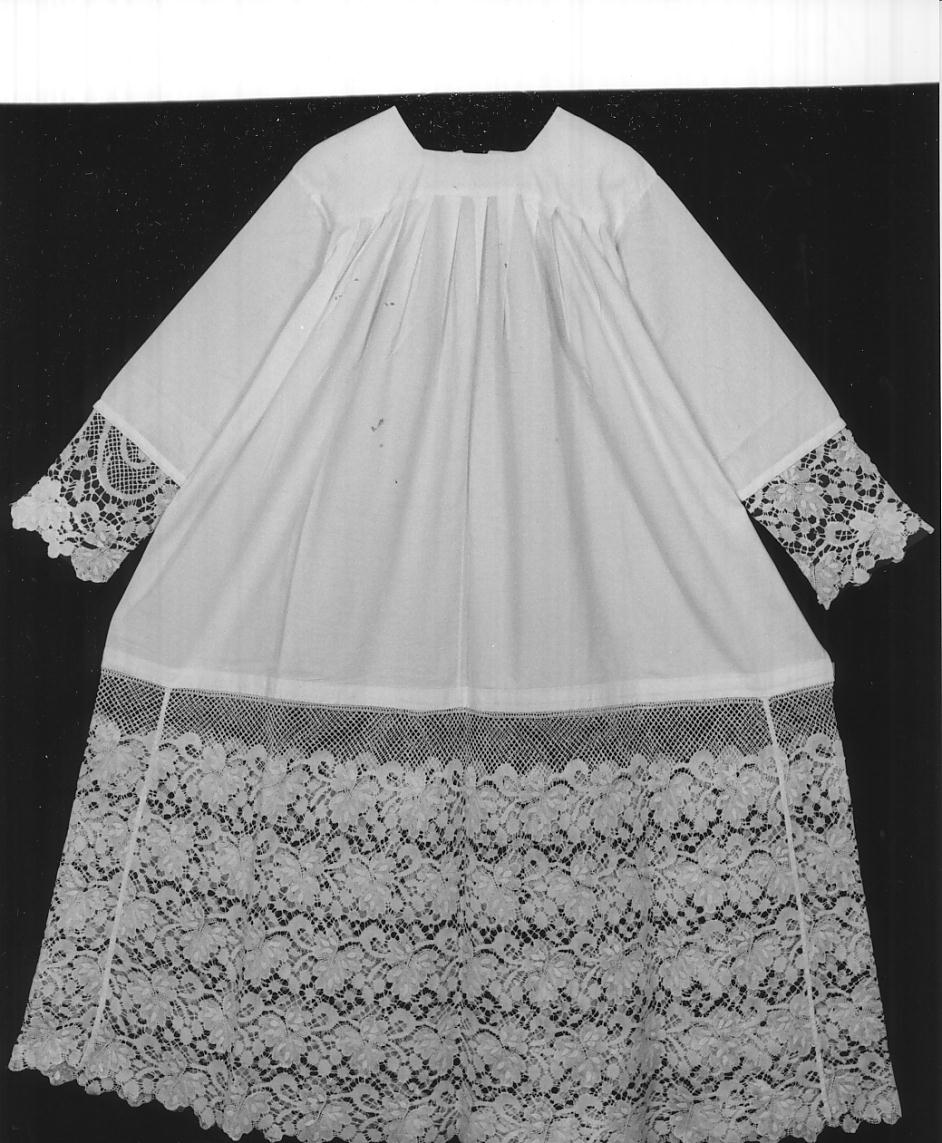 camice, opera isolata - manifattura lombarda (seconda metà sec. XIX)