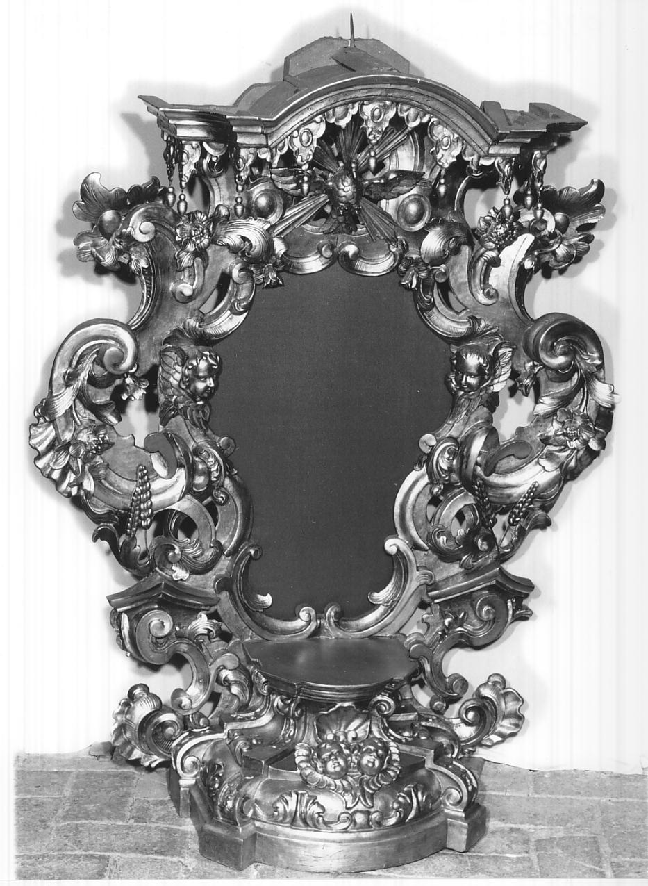 tronetto per esposizione eucaristica, opera isolata - ambito lombardo (sec. XIX)