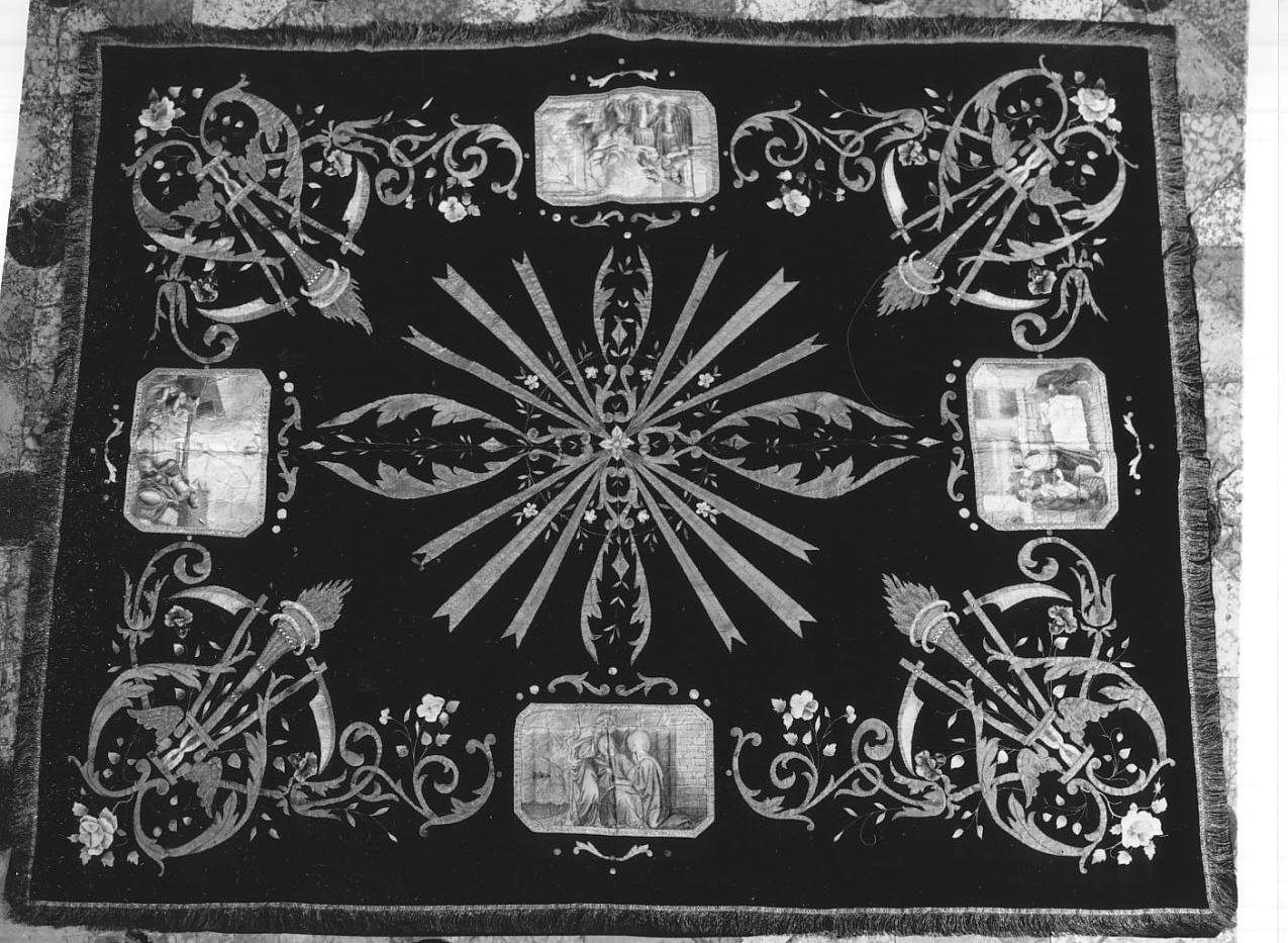 coltre funebre, opera isolata - manifattura lombarda (seconda metà sec. XIX)