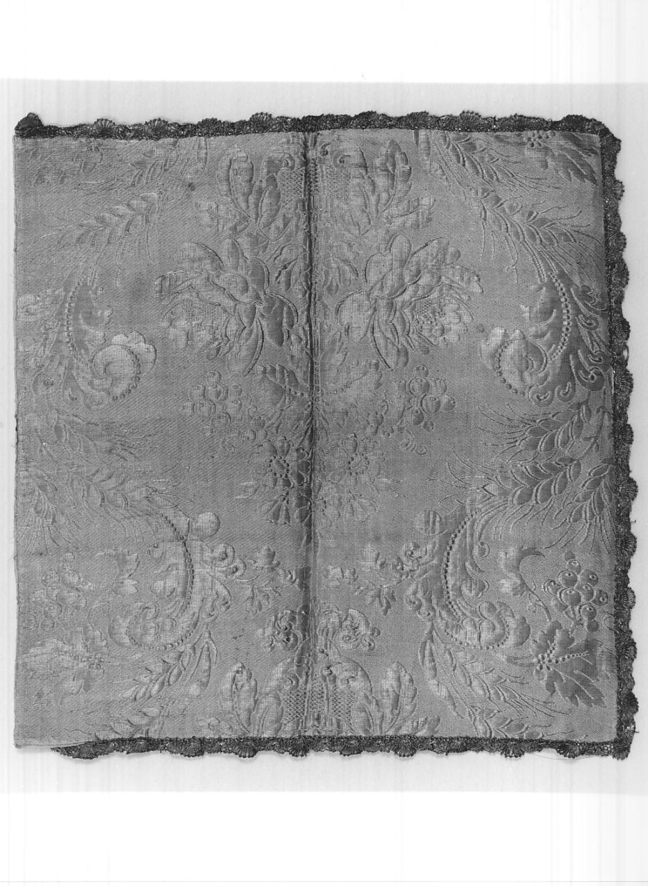 velo di calice, opera isolata - manifattura italiana (seconda metà sec. XIX)