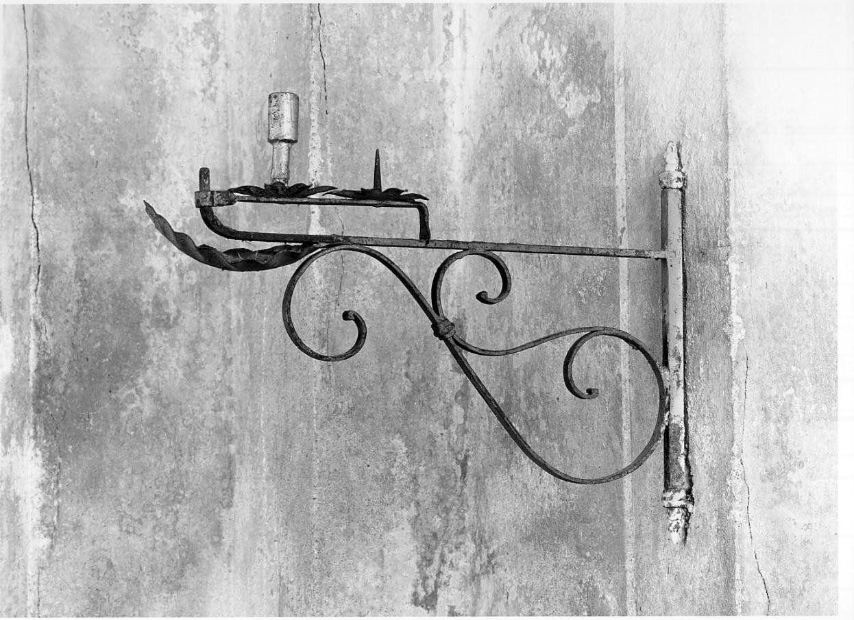 candeliere da parete, serie - ambito cremonese (seconda metà sec. XVII)