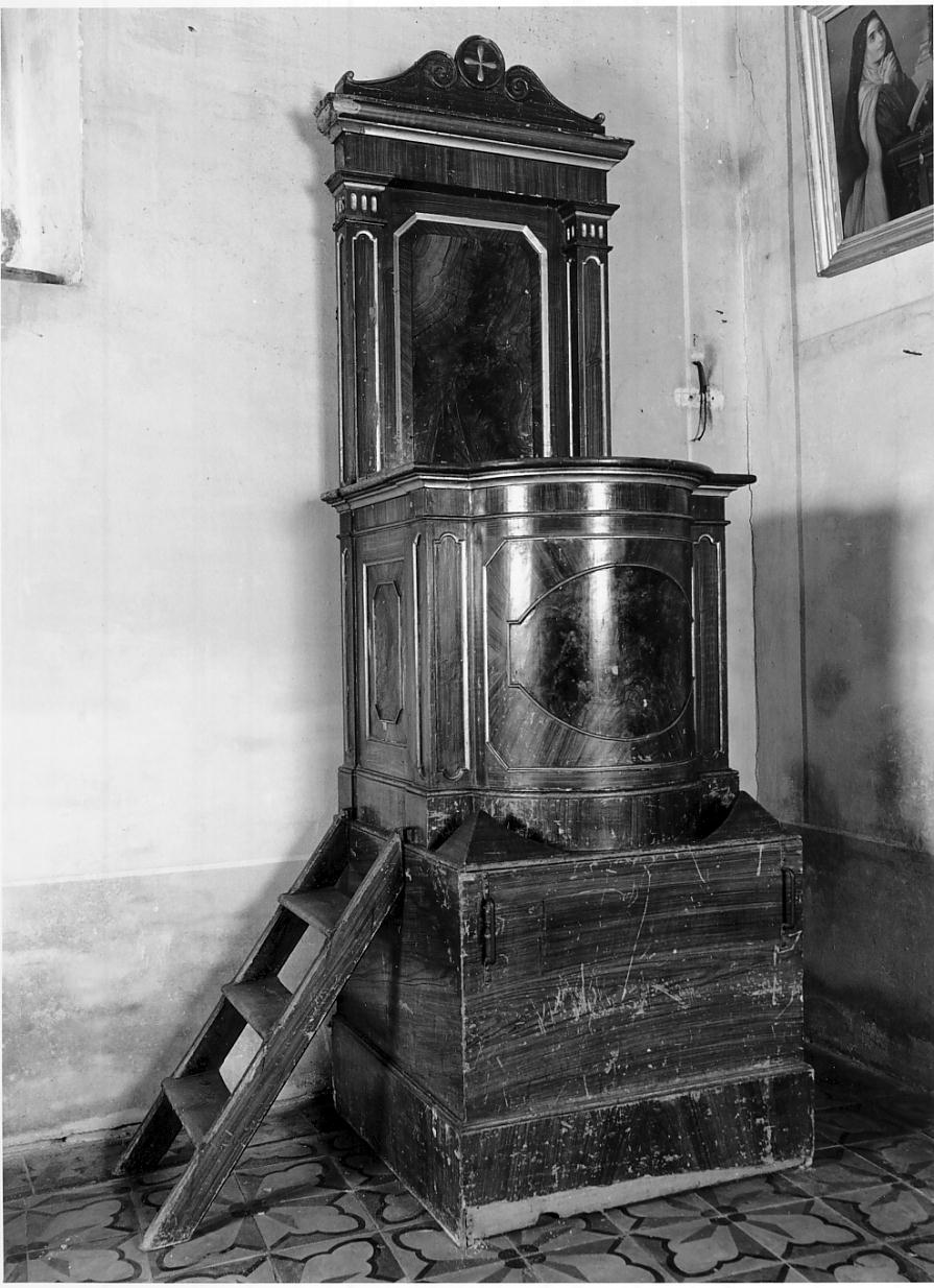 pulpito, opera isolata - ambito cremonese (seconda metà sec. XIX)