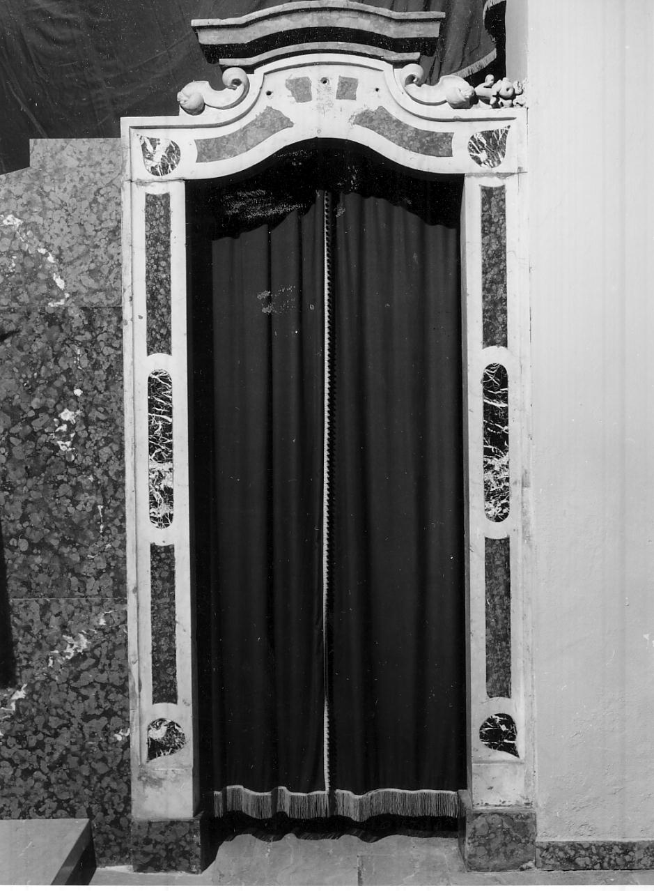 mostra di porta, serie - ambito veronese (ultimo quarto sec. XVII)