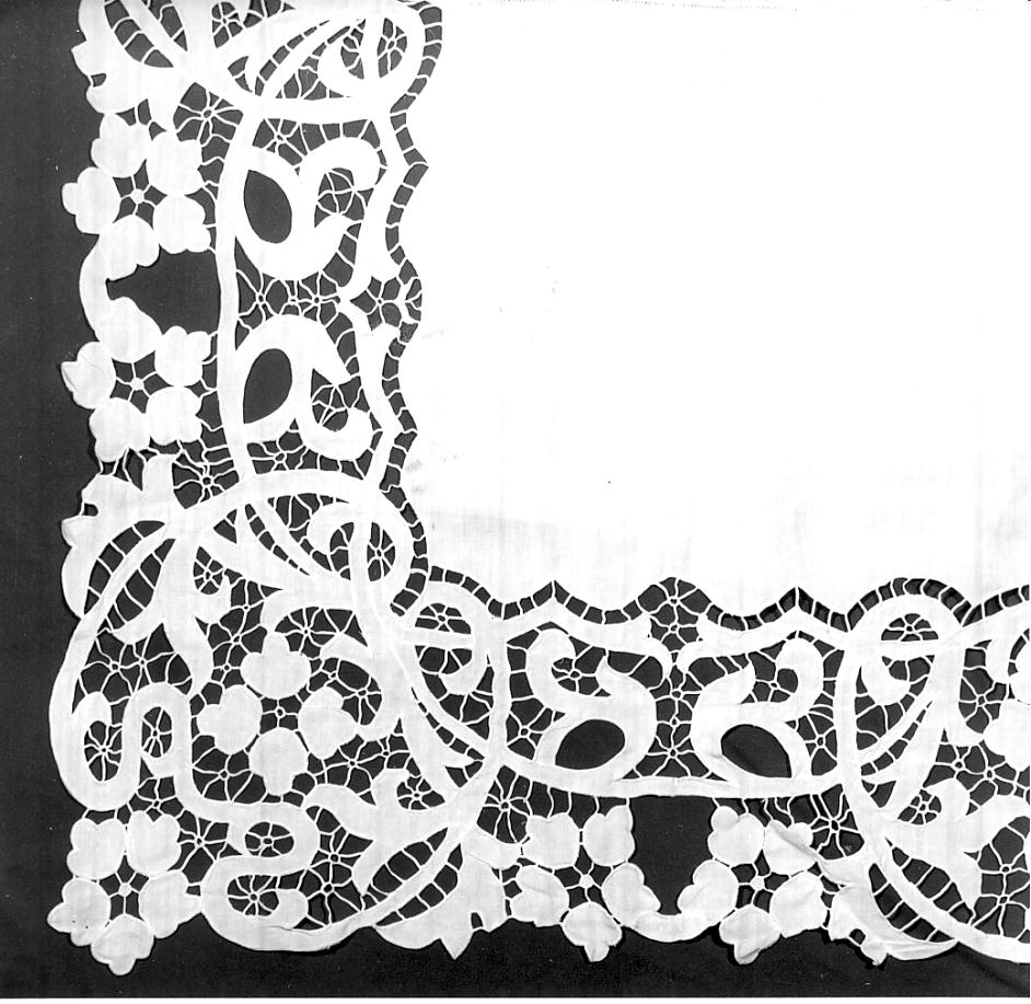 tovaglia d'altare, serie - manifattura mantovana (ultimo quarto sec. XIX)