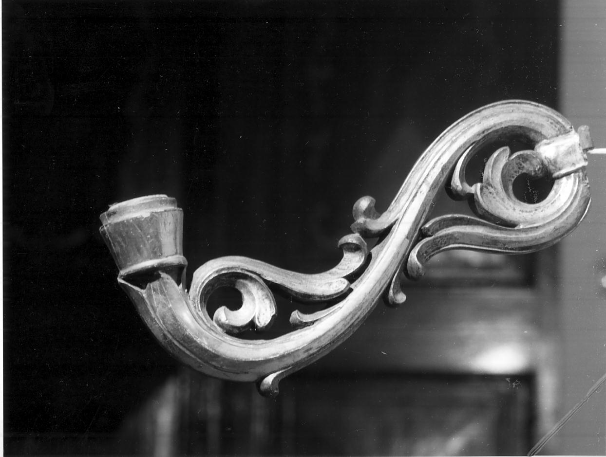 candeliere da parete, serie - bottega mantovana (secondo quarto sec. XIX)