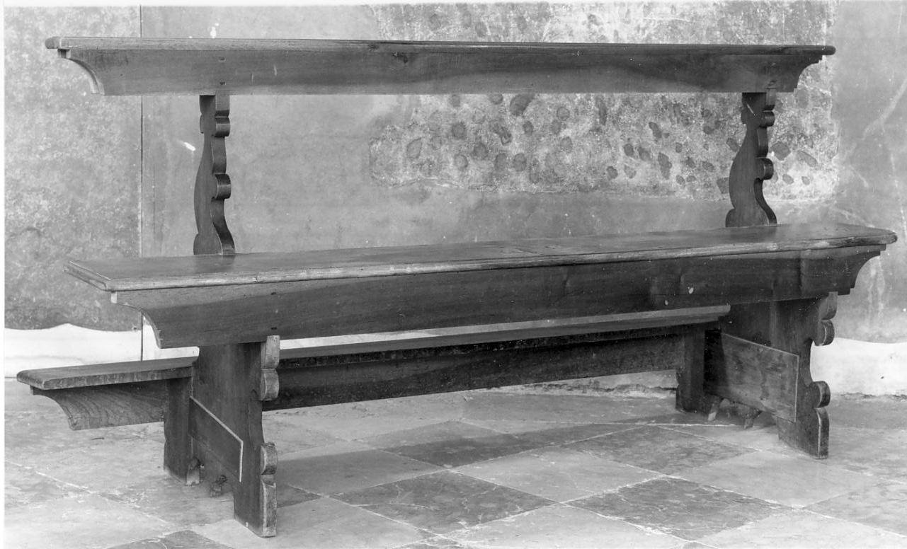 banco da chiesa, serie - ambito lombardo (sec. XIX)