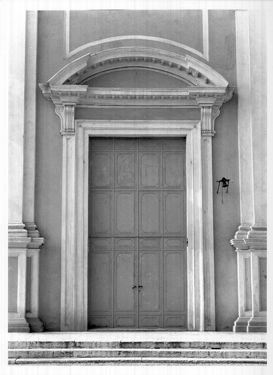 portale maggiore, elemento d'insieme di Terzani Davide, Rocca Bortolo (terzo quarto sec. XVIII)