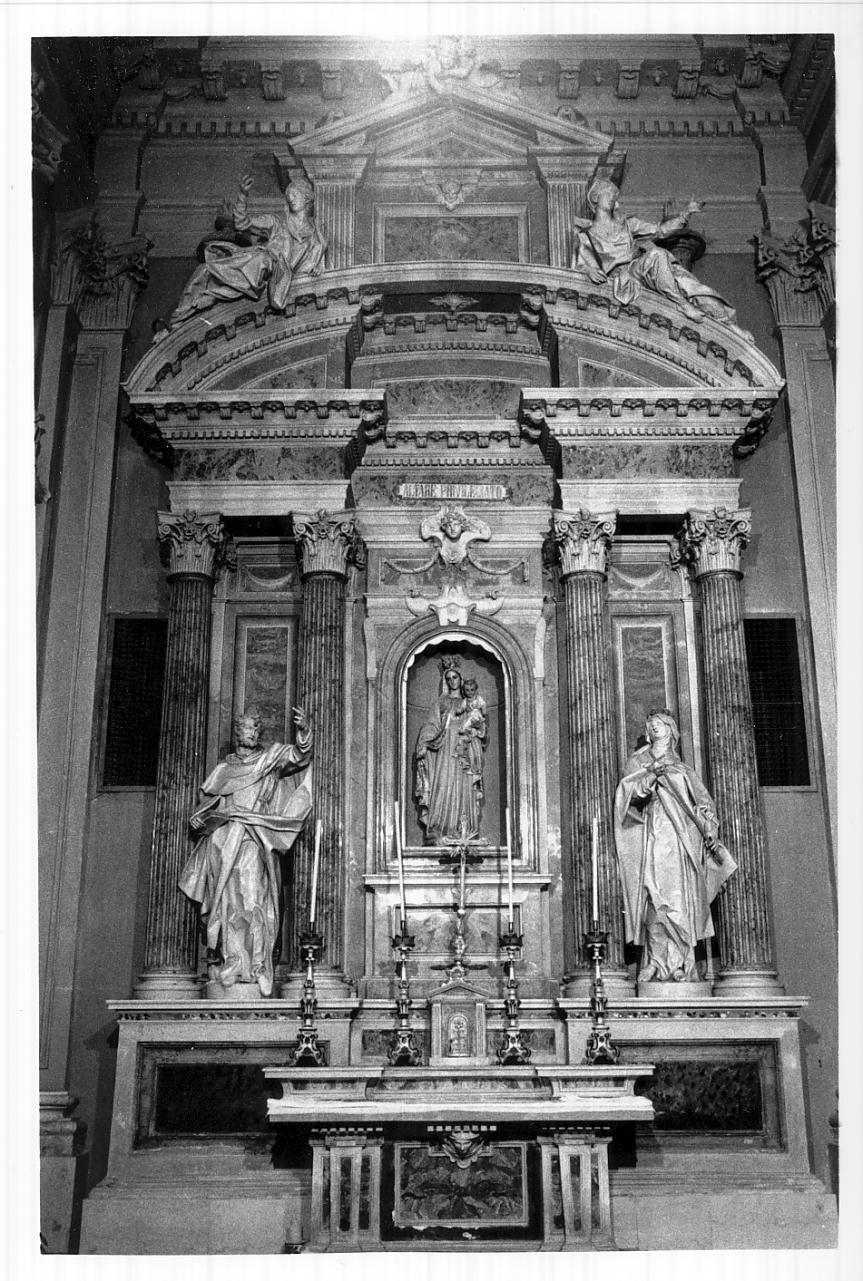 altare, insieme di Terzani Davide (sec. XVIII)