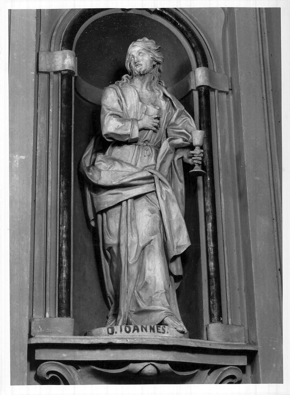 San Giovanni Evangelista, San Giovanni Evangelista (statua, opera isolata) di Salterio Stefano (ultimo quarto sec. XVIII)