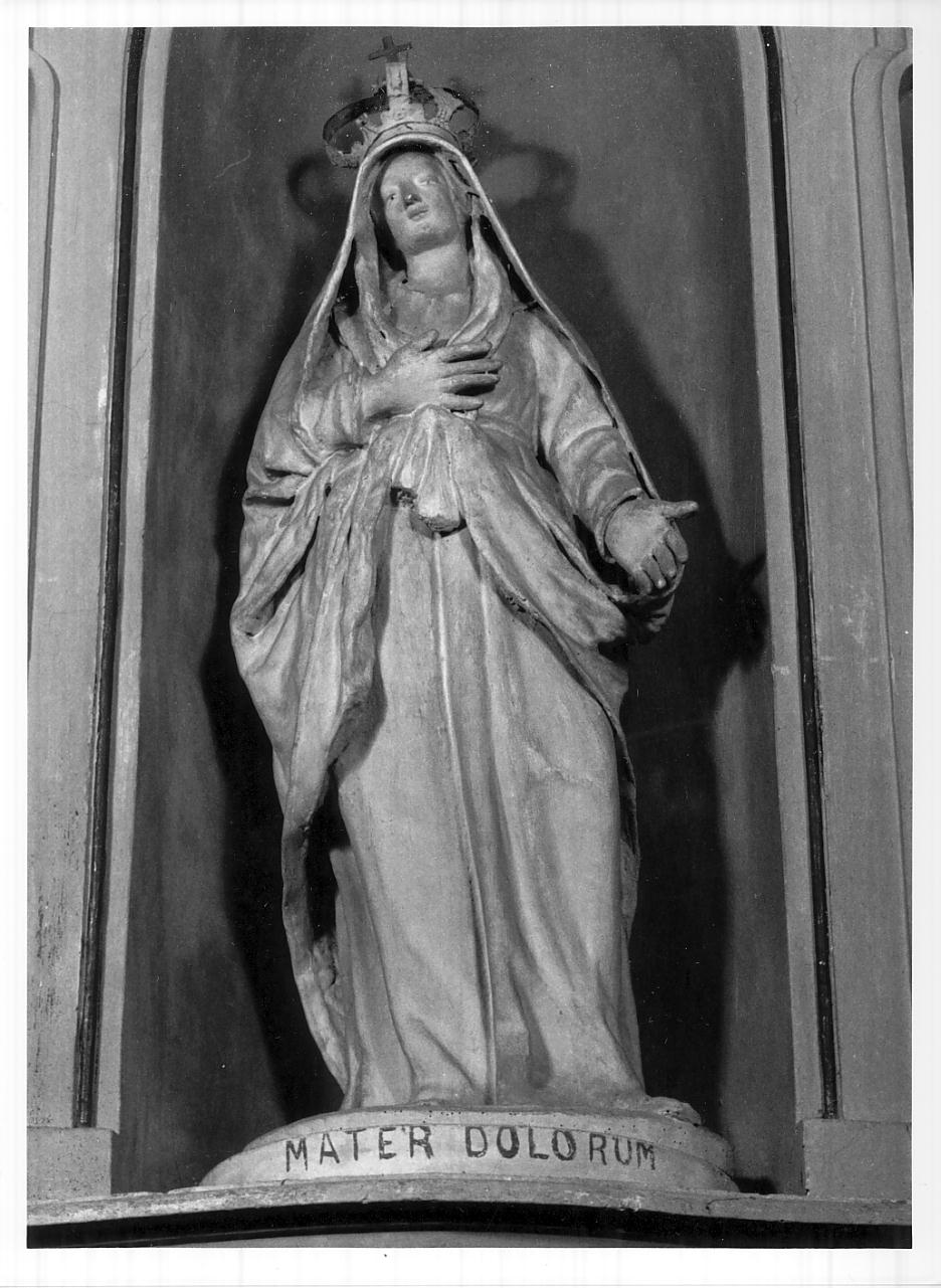 Madonna Addolorata, Madonna Addolorata (statua, opera isolata) di Salterio Stefano (ultimo quarto sec. XVIII)